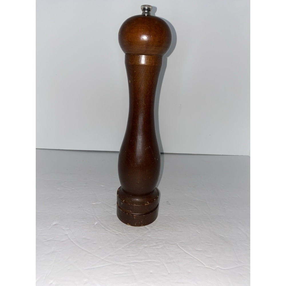 Cole & Mason England Pepper Grinder Mill Dark Brown Wood 12" - Picture 3 of 6